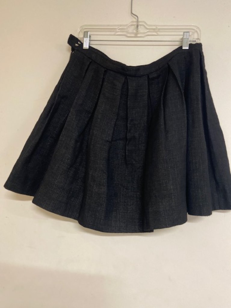 Dries Van Noten Gathered Skirt Black Size 42
